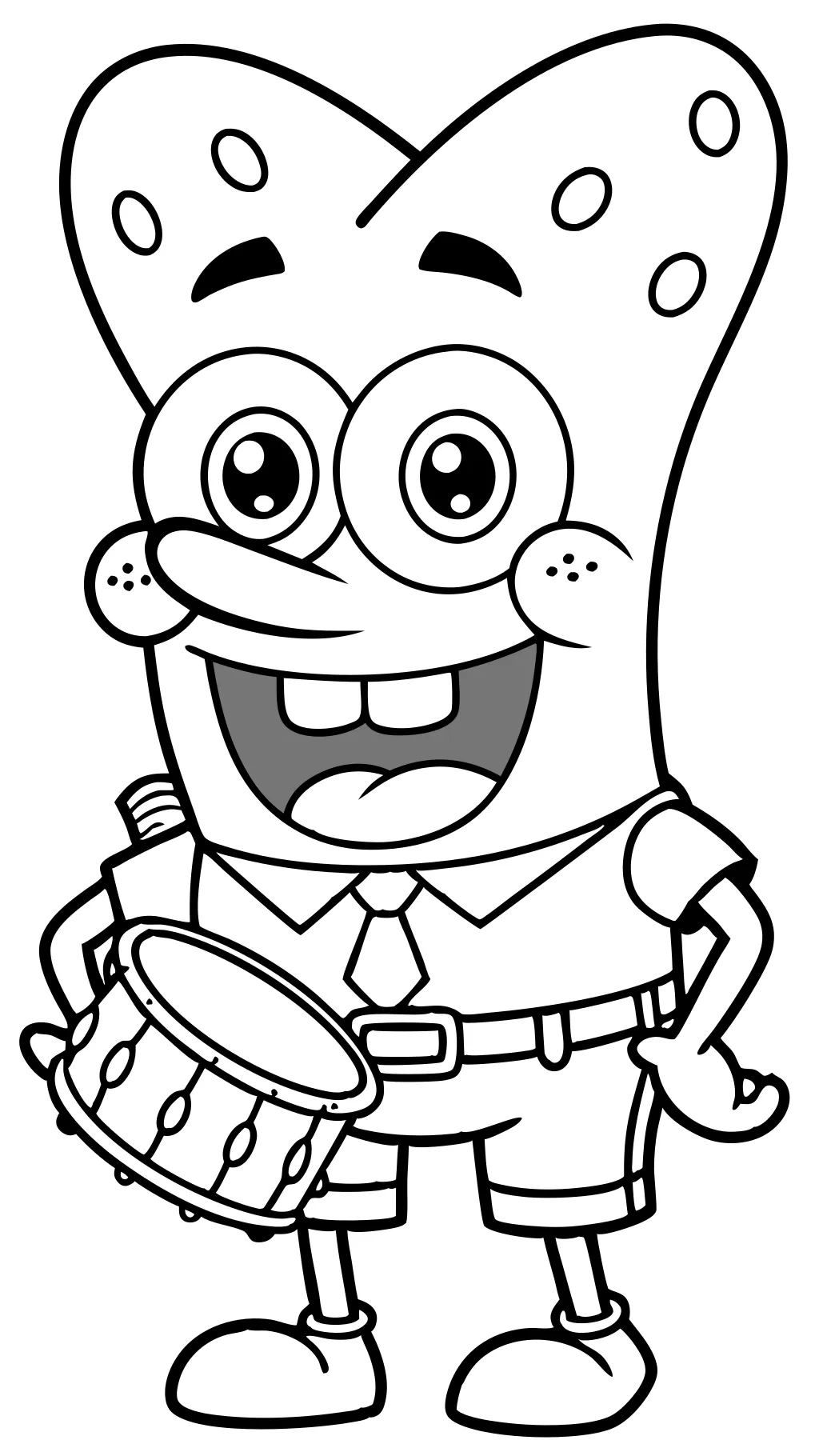 coloriage squarepants spongebob gratuitement imprimable